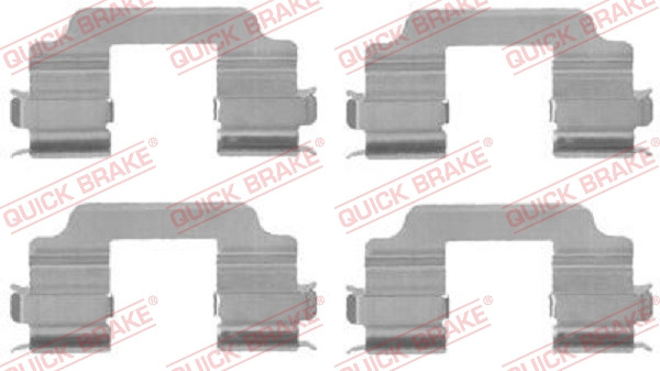 QUICK BRAKE Zubehörsatz, Scheibenbremsbelag