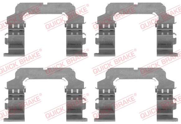 QUICK BRAKE Zubehörsatz, Scheibenbremsbelag