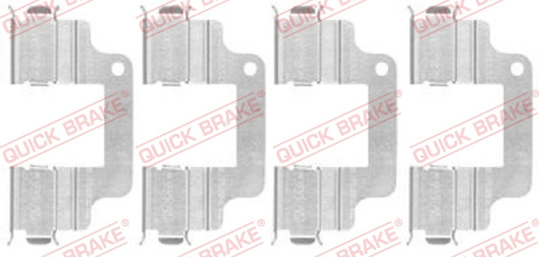 QUICK BRAKE Zubehörsatz, Scheibenbremsbelag