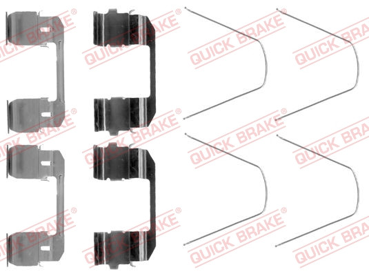 QUICK BRAKE Zubehörsatz, Scheibenbremsbelag