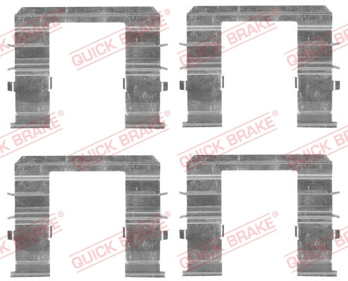 QUICK BRAKE Zubehörsatz, Scheibenbremsbelag