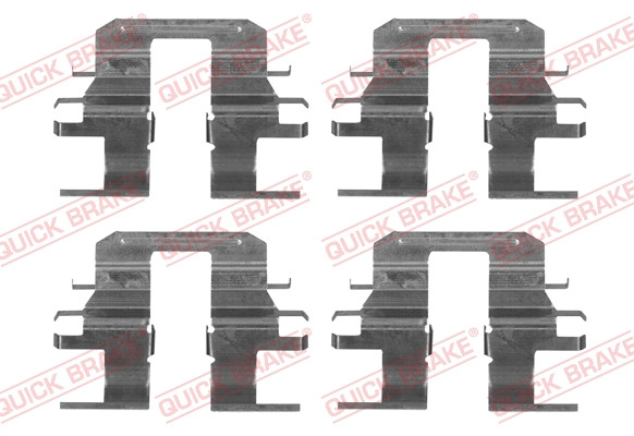 QUICK BRAKE Zubehörsatz, Scheibenbremsbelag