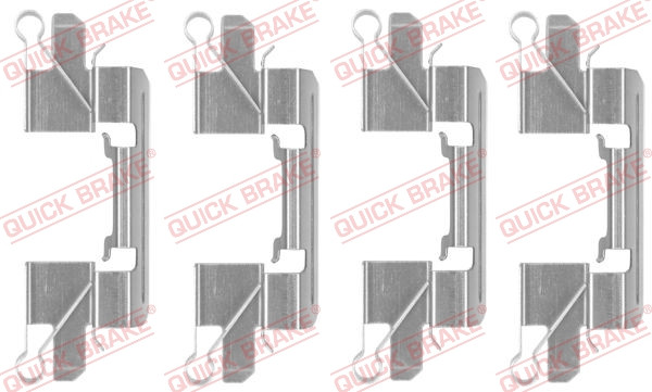 QUICK BRAKE Zubehörsatz, Scheibenbremsbelag