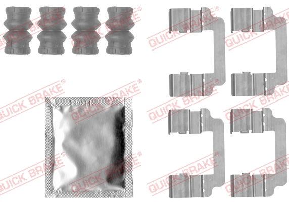 QUICK BRAKE Zubehörsatz, Scheibenbremsbelag