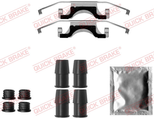 QUICK BRAKE Zubehörsatz, Scheibenbremsbelag