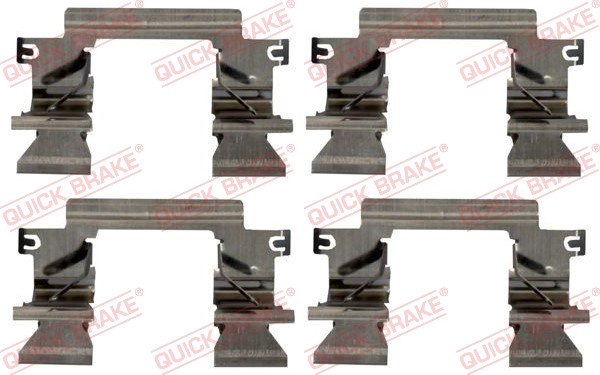 QUICK BRAKE Zubehörsatz, Scheibenbremsbelag