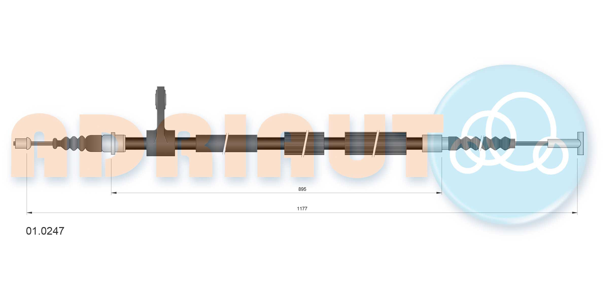 ADRIAUTO Seilzug, Feststellbremse