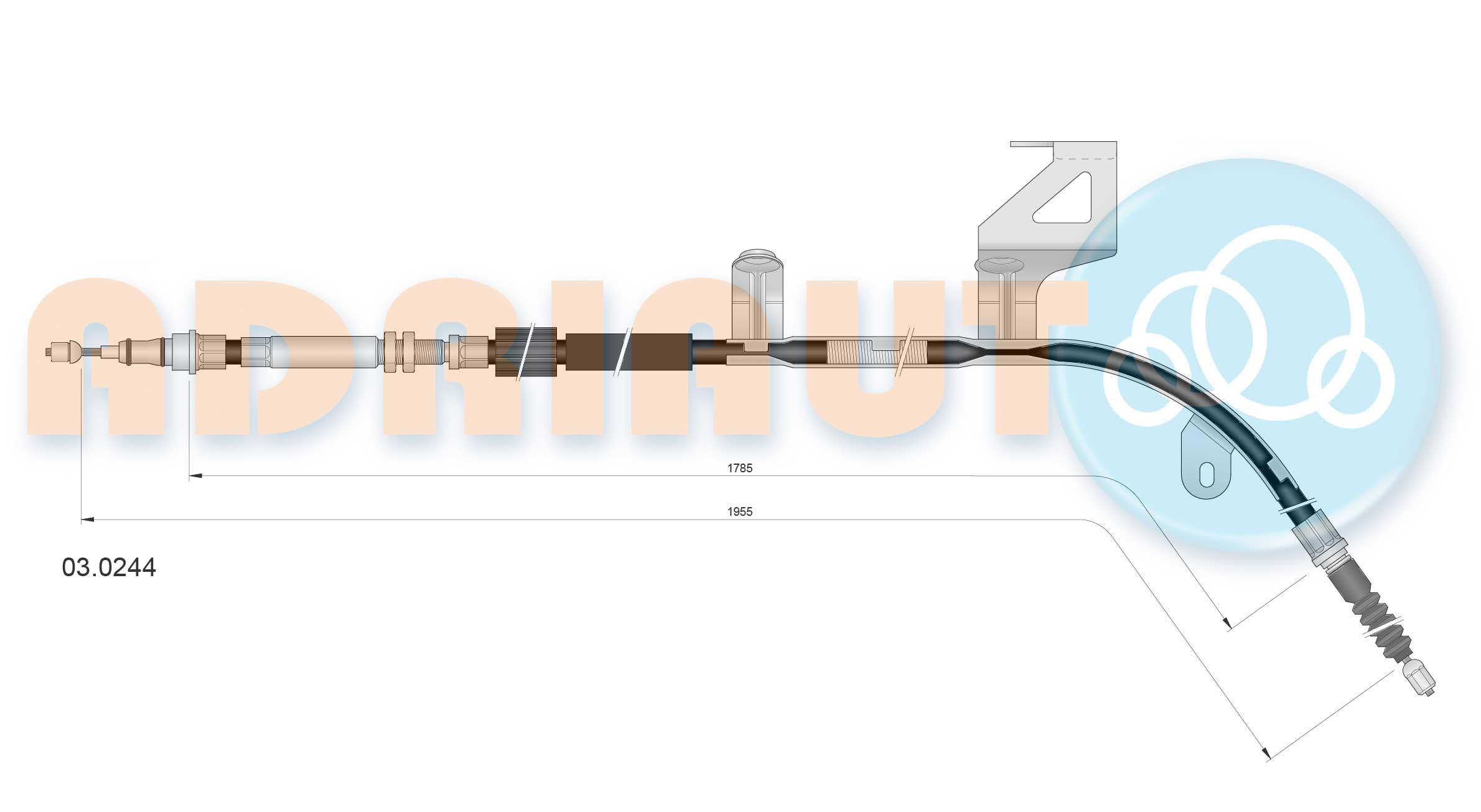 ADRIAUTO Seilzug, Feststellbremse