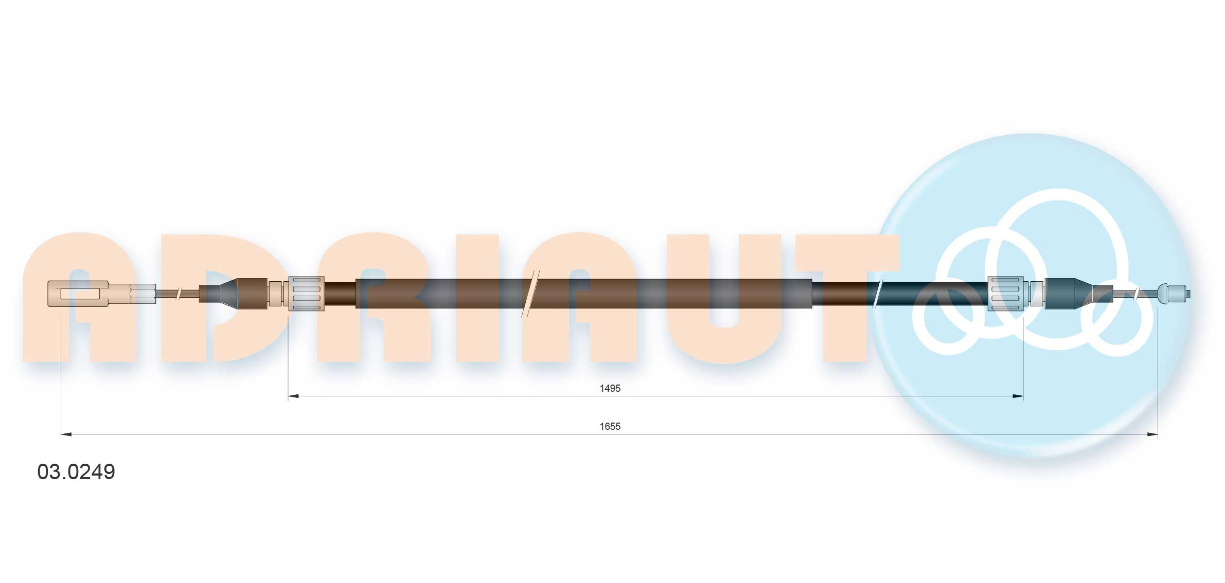 ADRIAUTO Seilzug, Feststellbremse