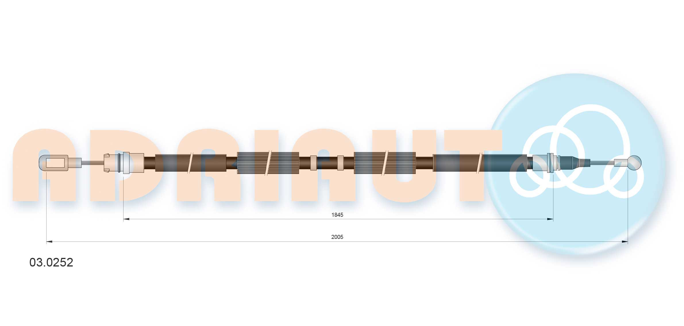 ADRIAUTO Seilzug, Feststellbremse
