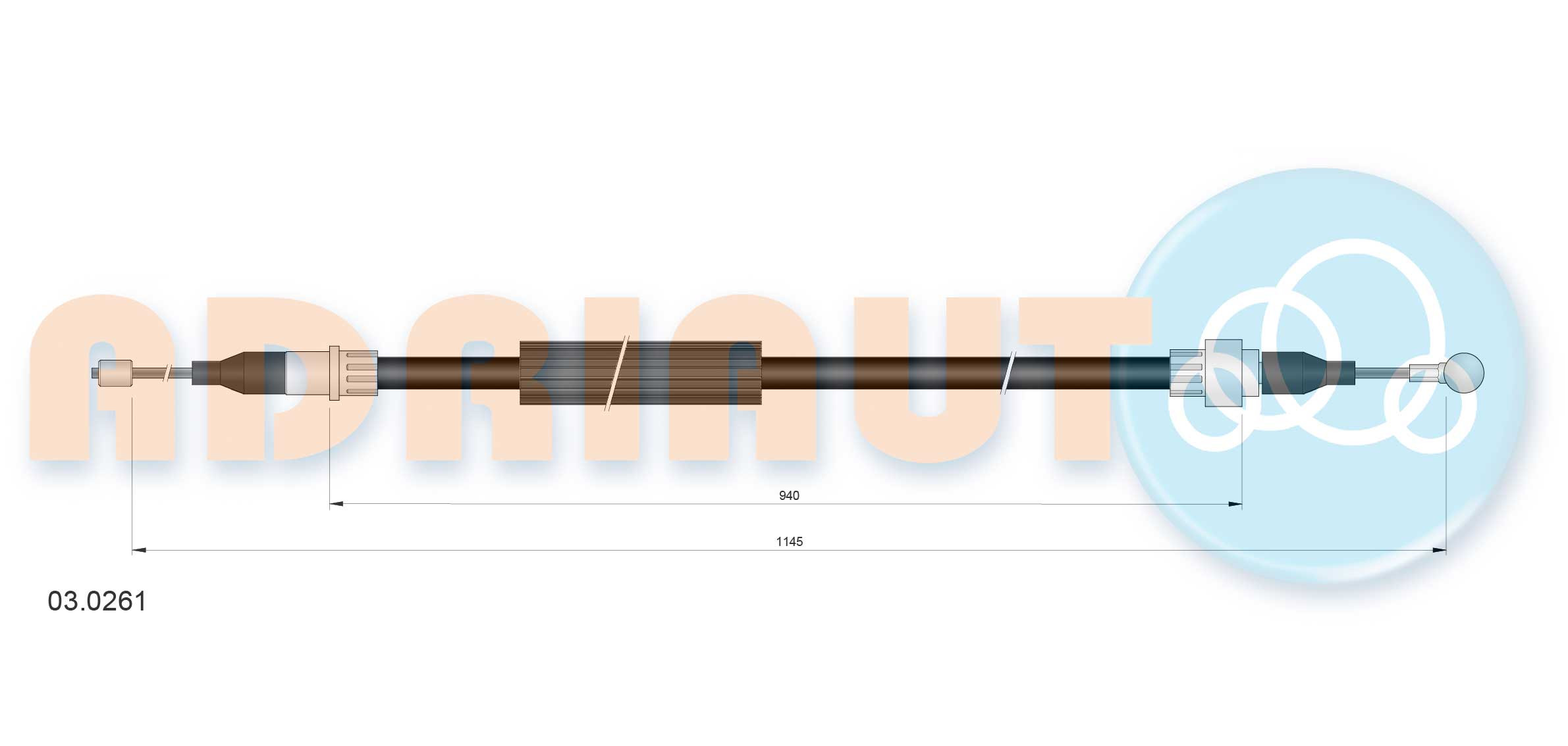 ADRIAUTO Seilzug, Feststellbremse
