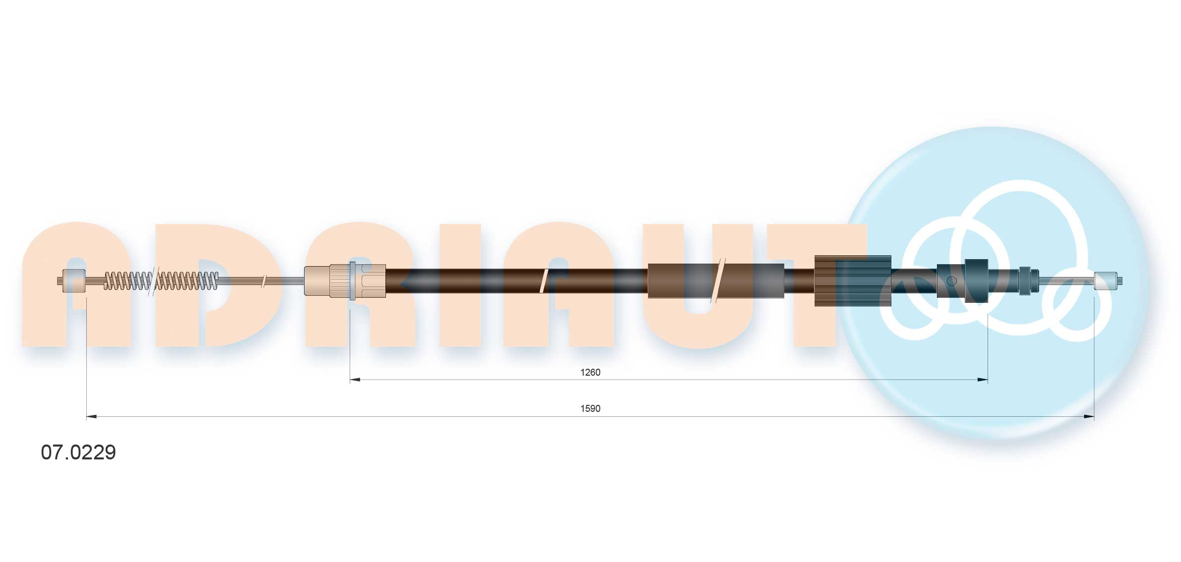 ADRIAUTO Seilzug, Feststellbremse