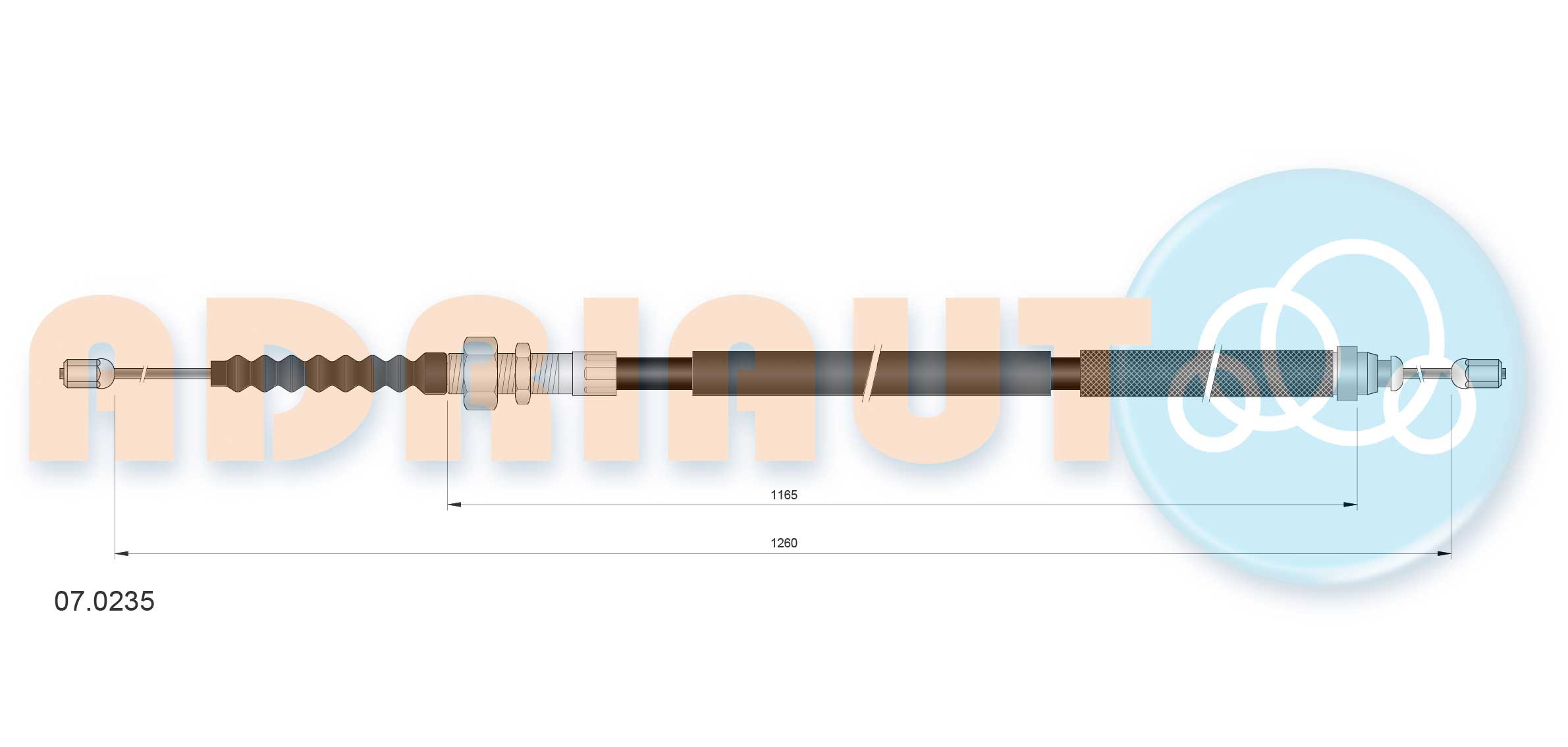 ADRIAUTO Seilzug, Feststellbremse
