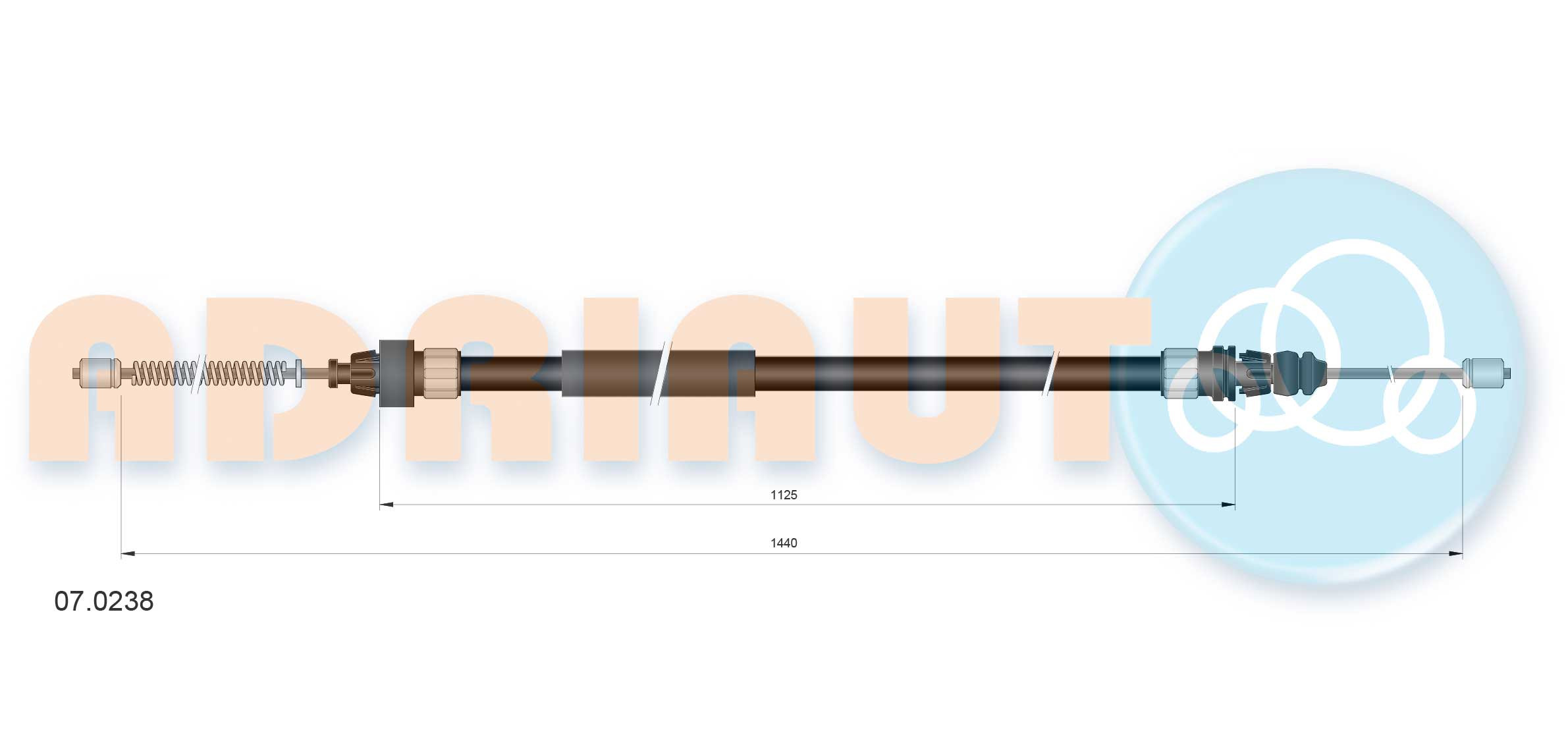ADRIAUTO Seilzug, Feststellbremse