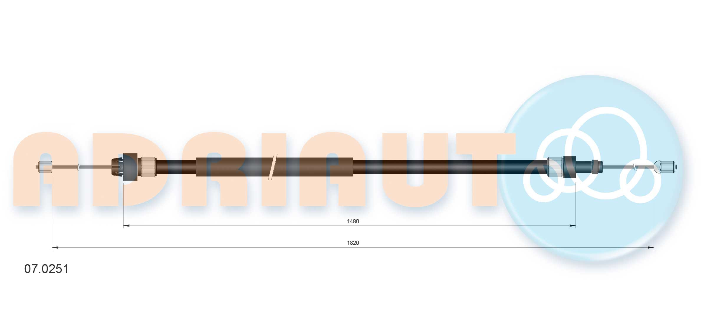 ADRIAUTO Seilzug, Feststellbremse