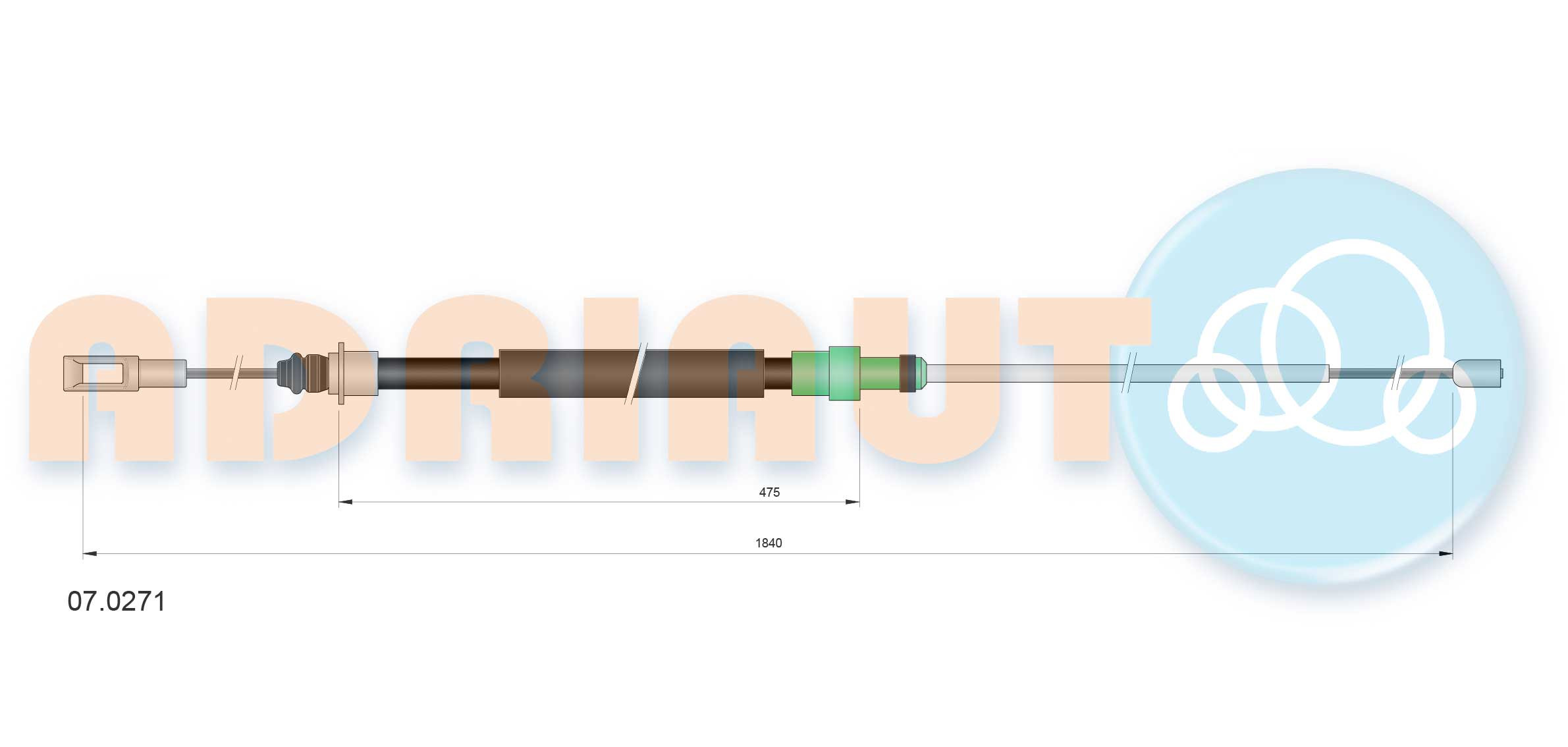 ADRIAUTO Seilzug, Feststellbremse