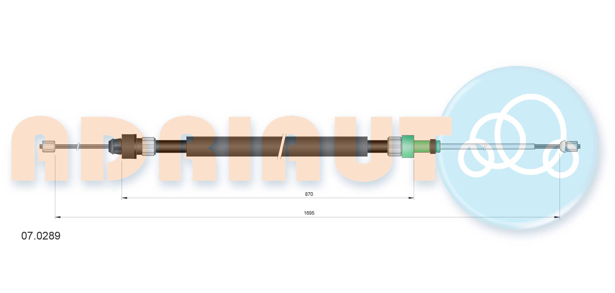 ADRIAUTO Seilzug, Feststellbremse