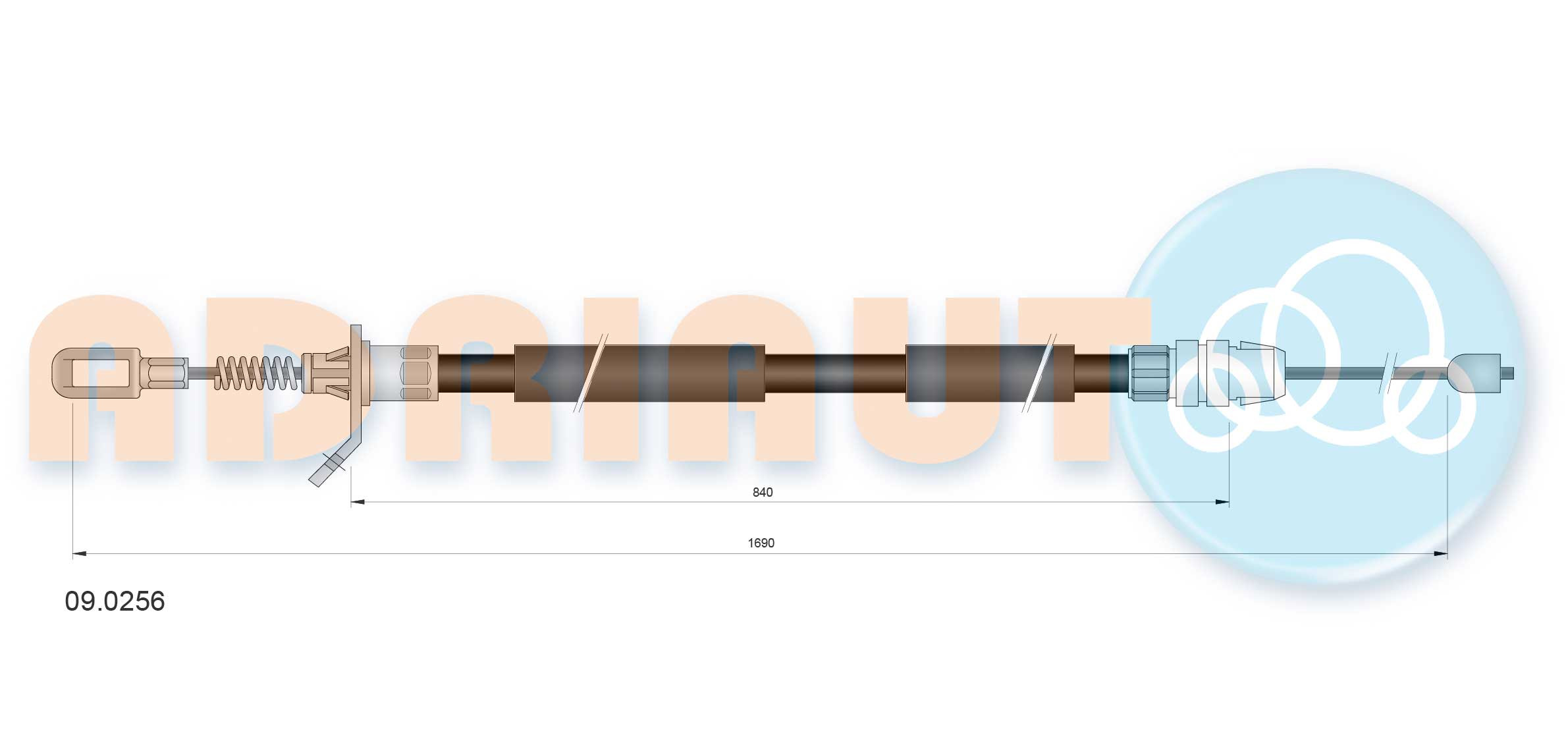 ADRIAUTO Seilzug, Feststellbremse