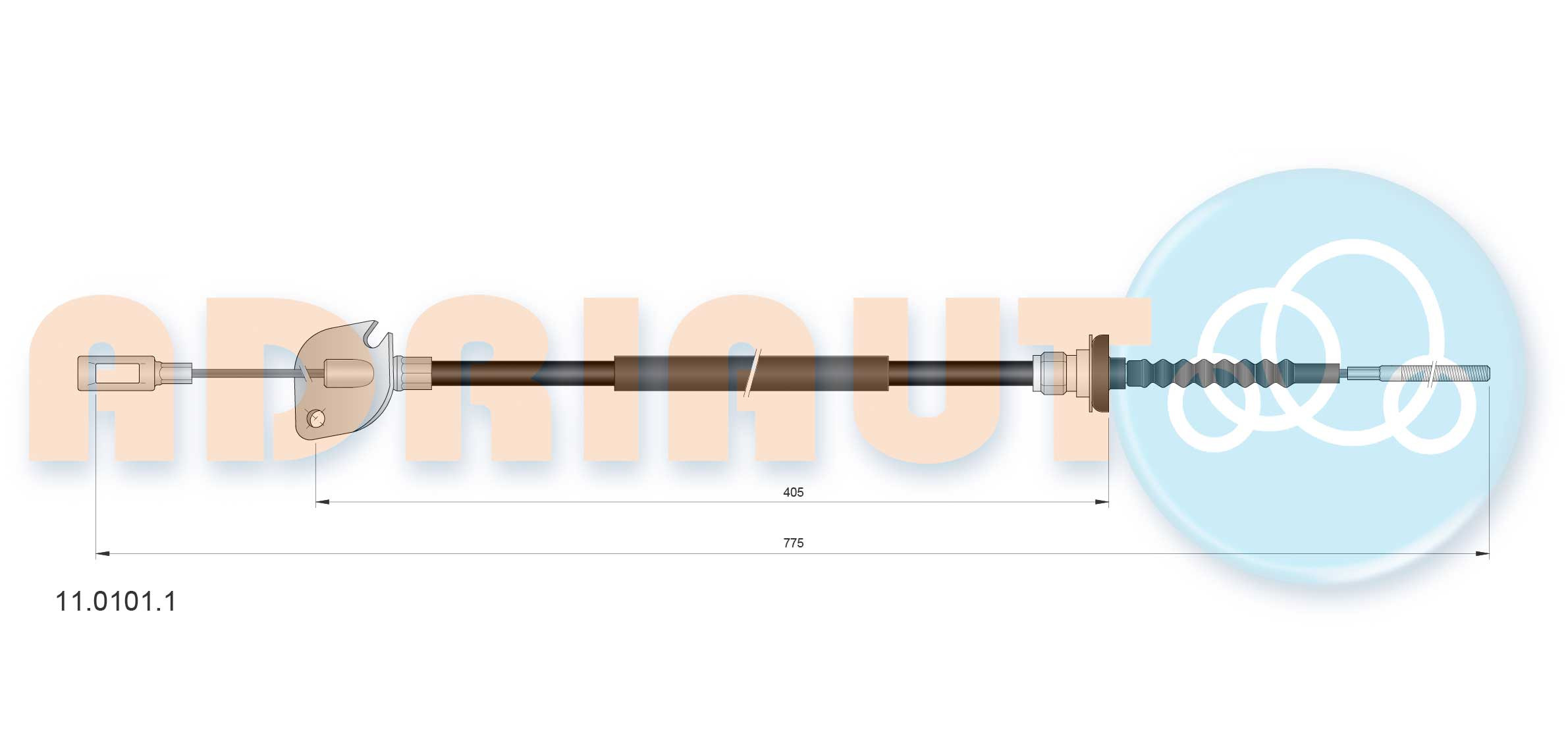 ADRIAUTO Seilzug, Kupplungsbetätigung