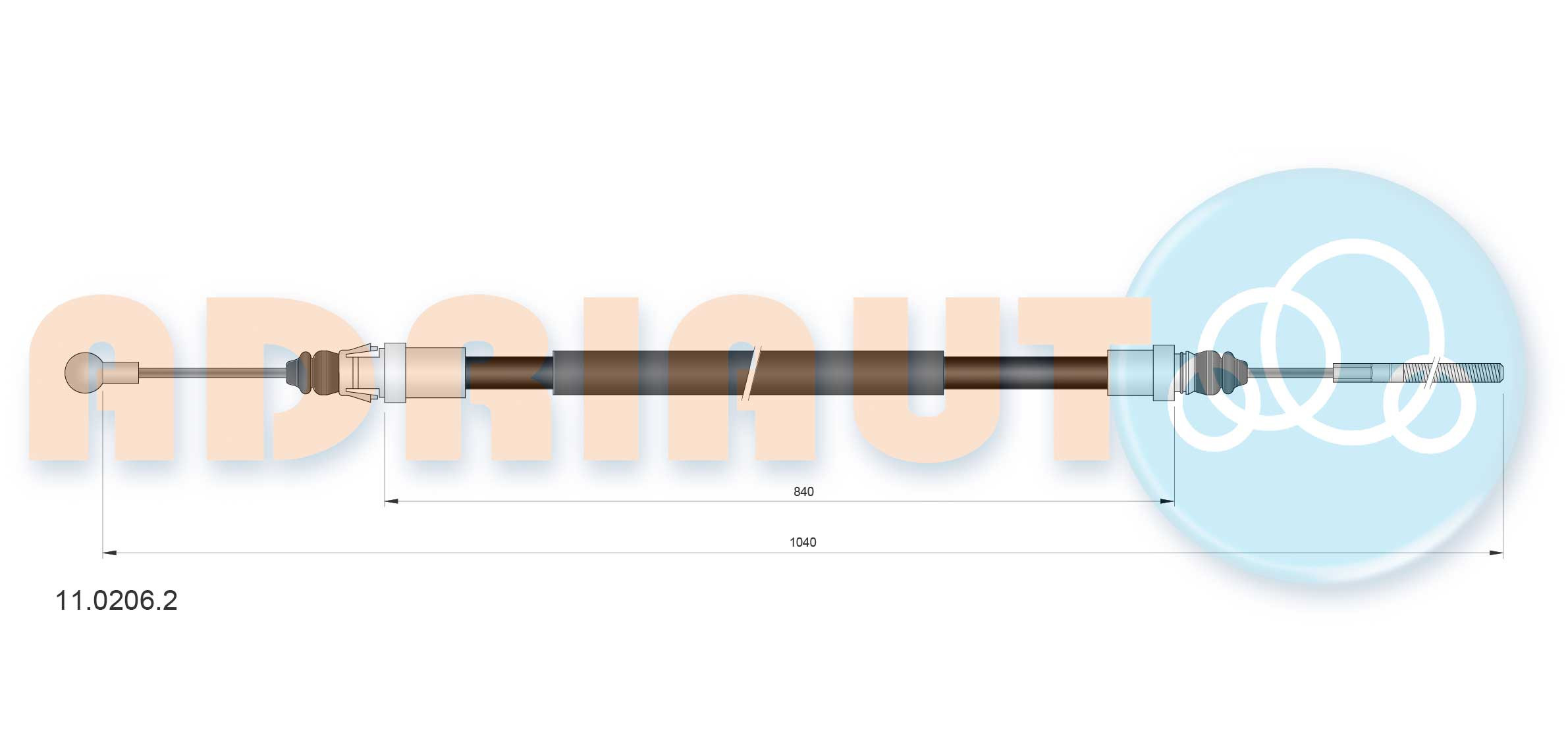 ADRIAUTO Seilzug, Feststellbremse