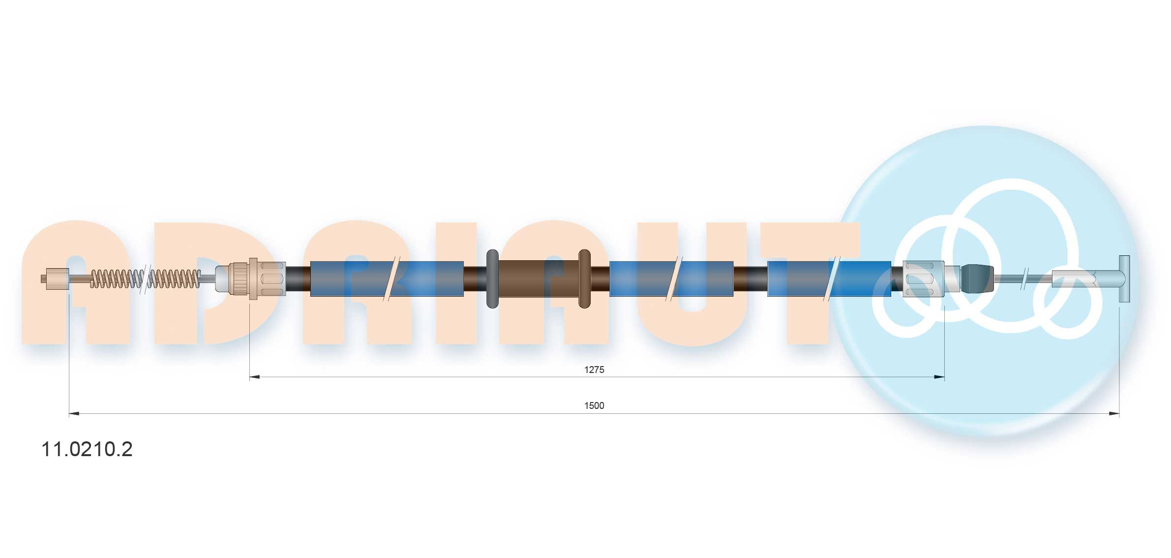 ADRIAUTO Seilzug, Feststellbremse
