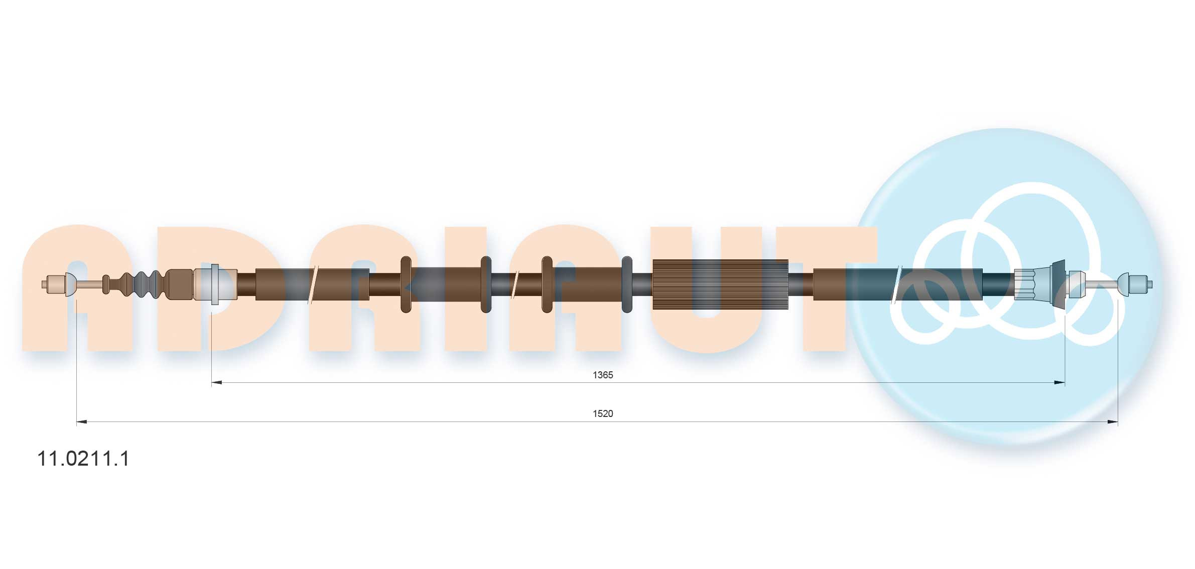 ADRIAUTO Seilzug, Feststellbremse