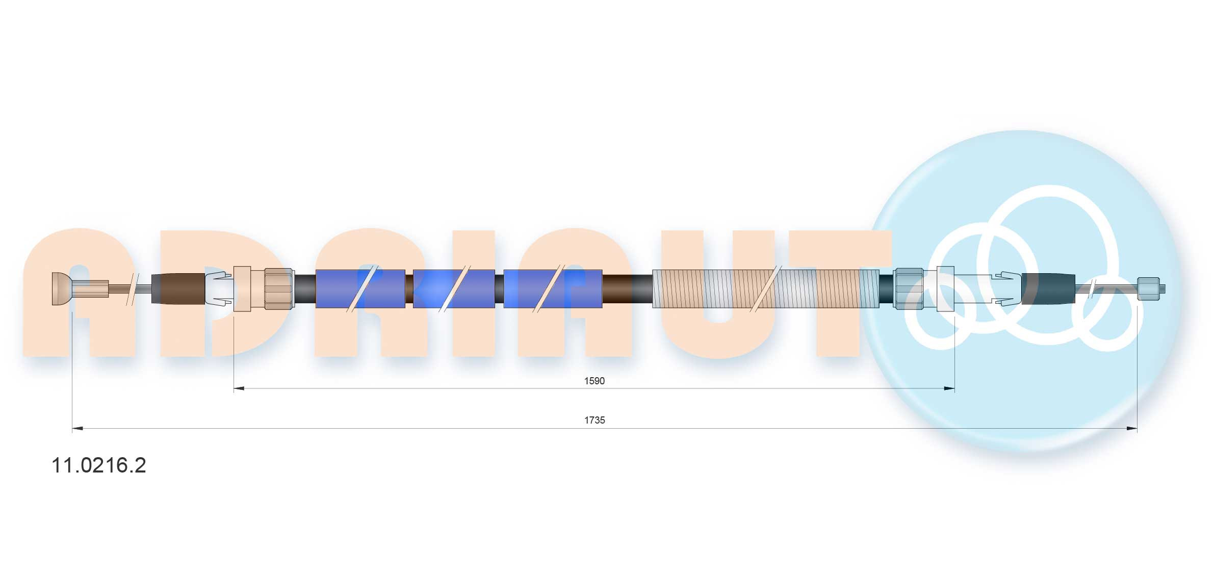 ADRIAUTO Seilzug, Feststellbremse