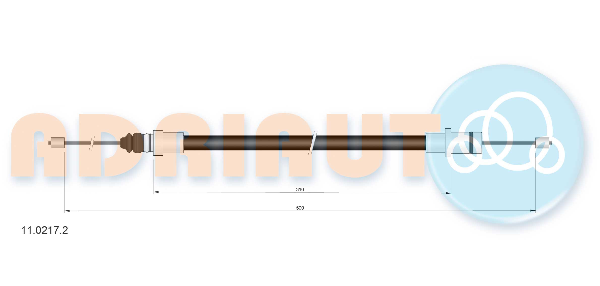 ADRIAUTO Seilzug, Feststellbremse