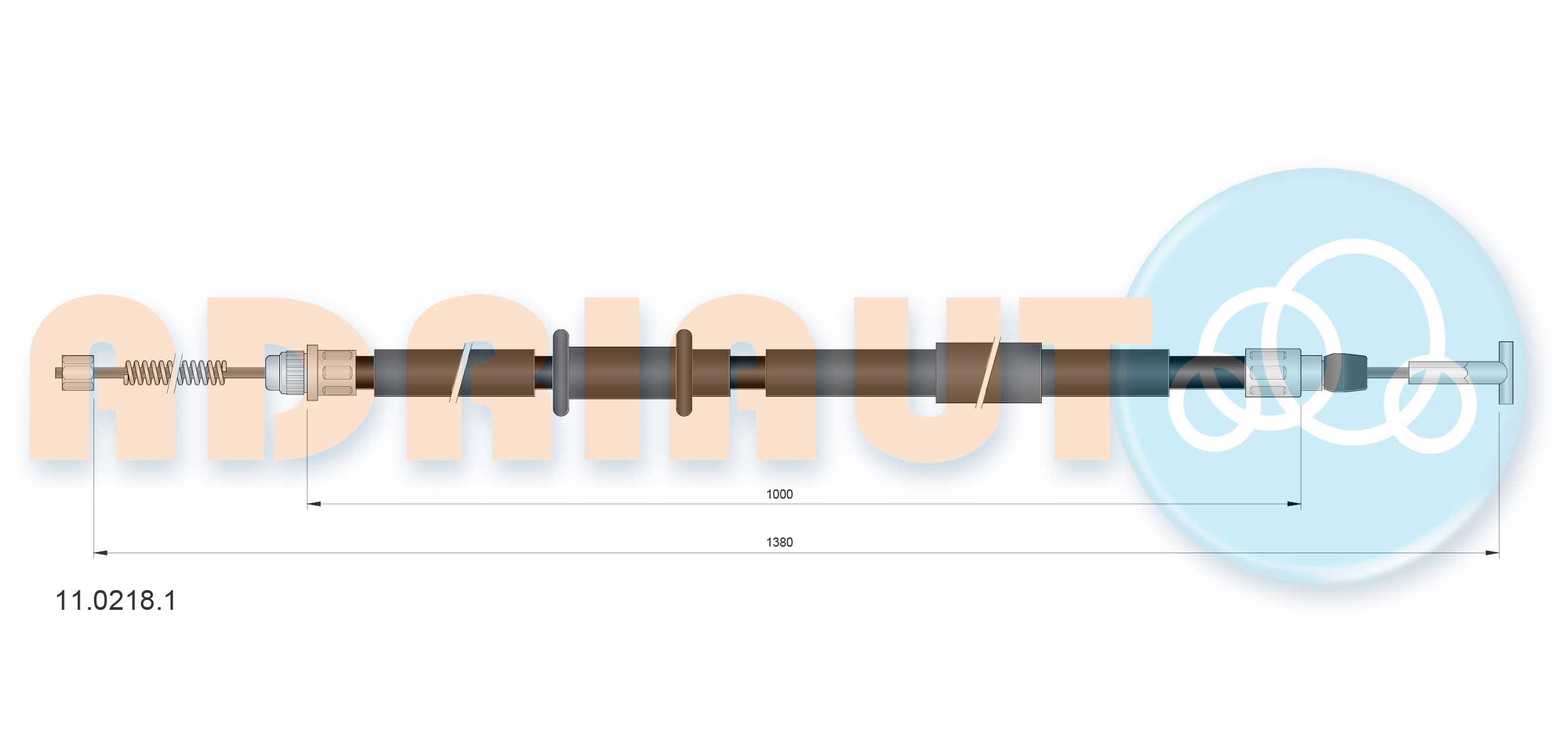 ADRIAUTO Seilzug, Feststellbremse