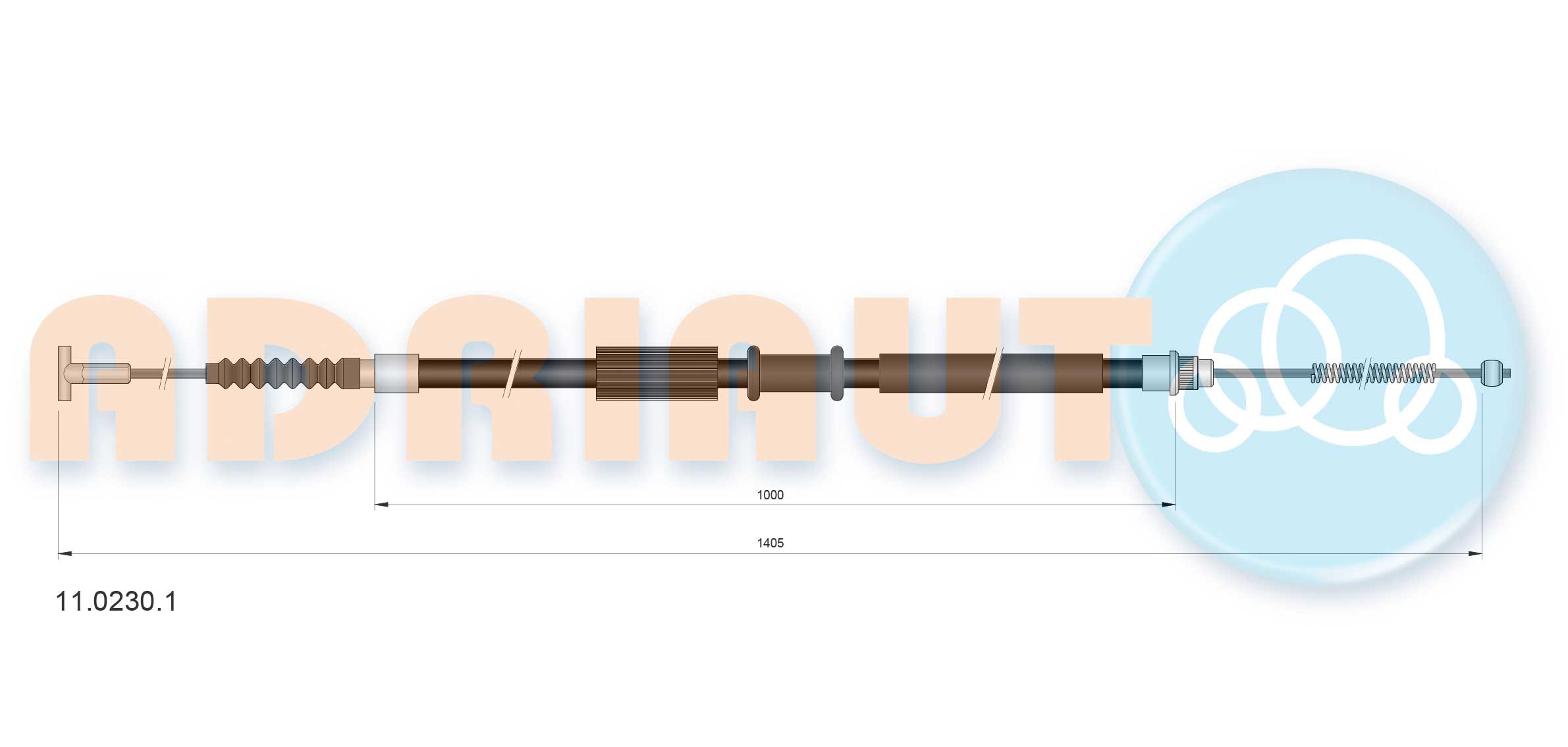 ADRIAUTO Seilzug, Feststellbremse