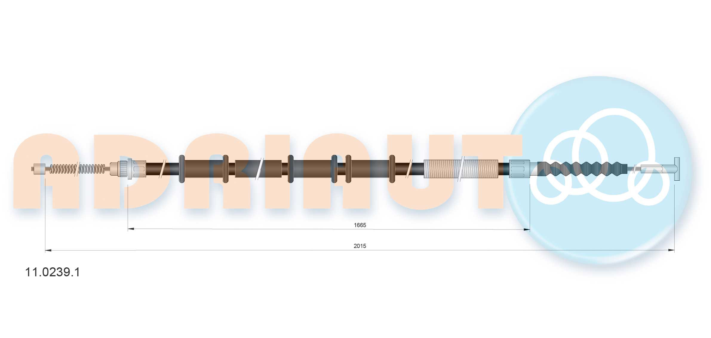 ADRIAUTO Seilzug, Feststellbremse