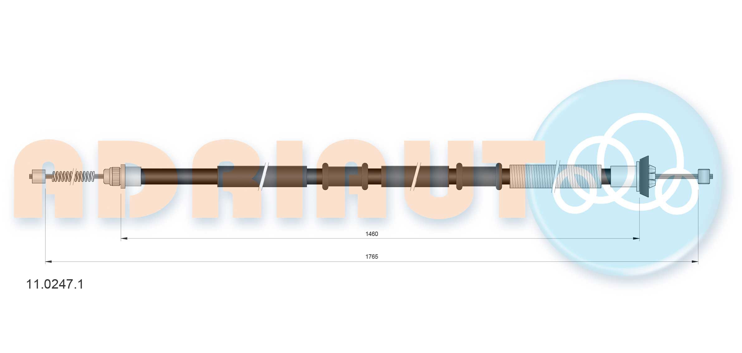 ADRIAUTO Seilzug, Feststellbremse