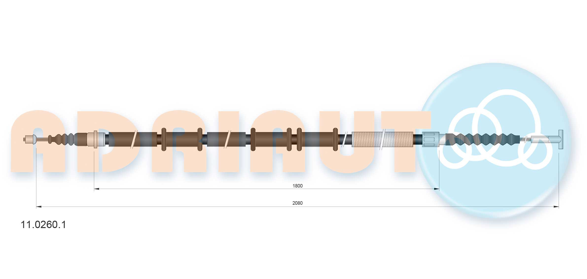 ADRIAUTO Seilzug, Feststellbremse