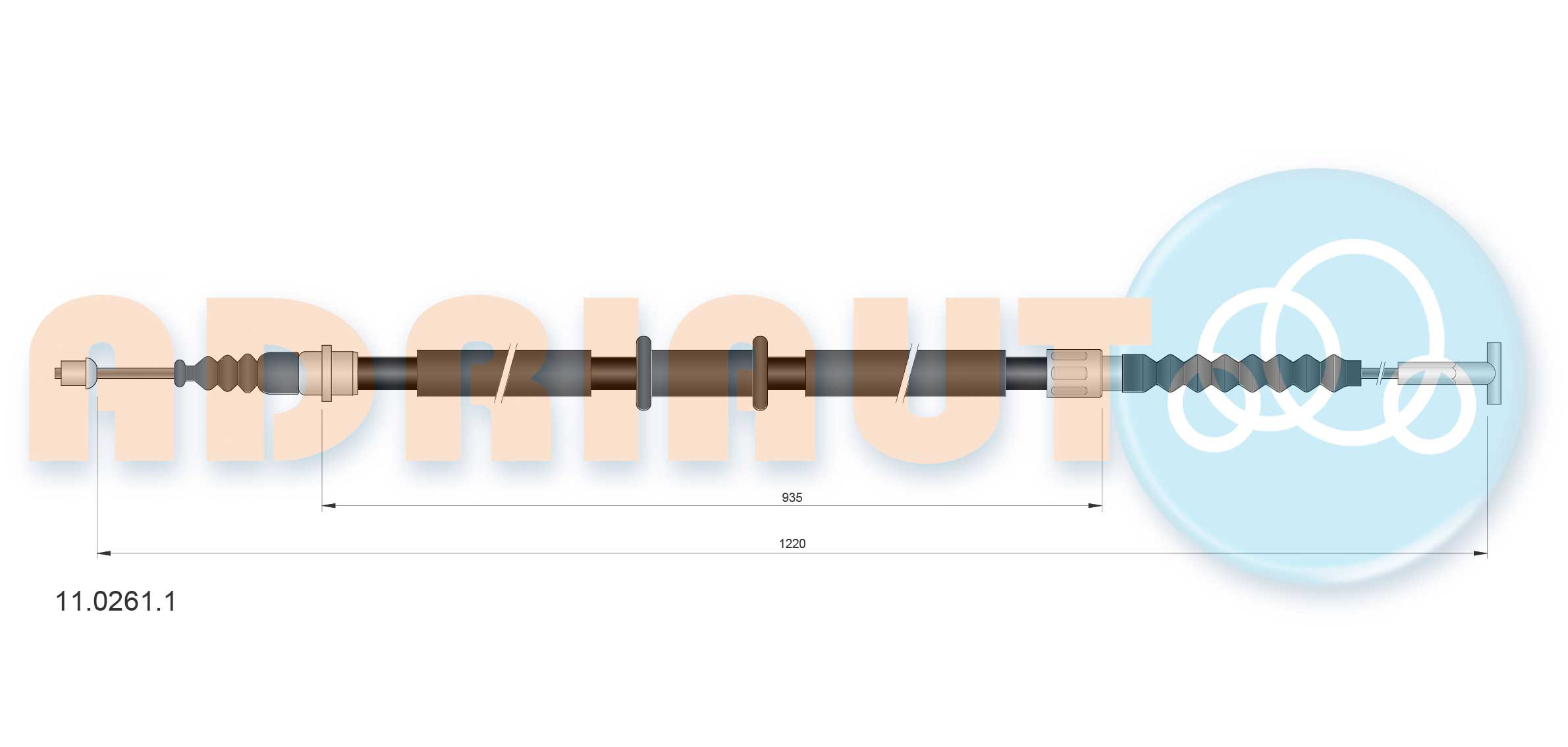 ADRIAUTO Seilzug, Feststellbremse