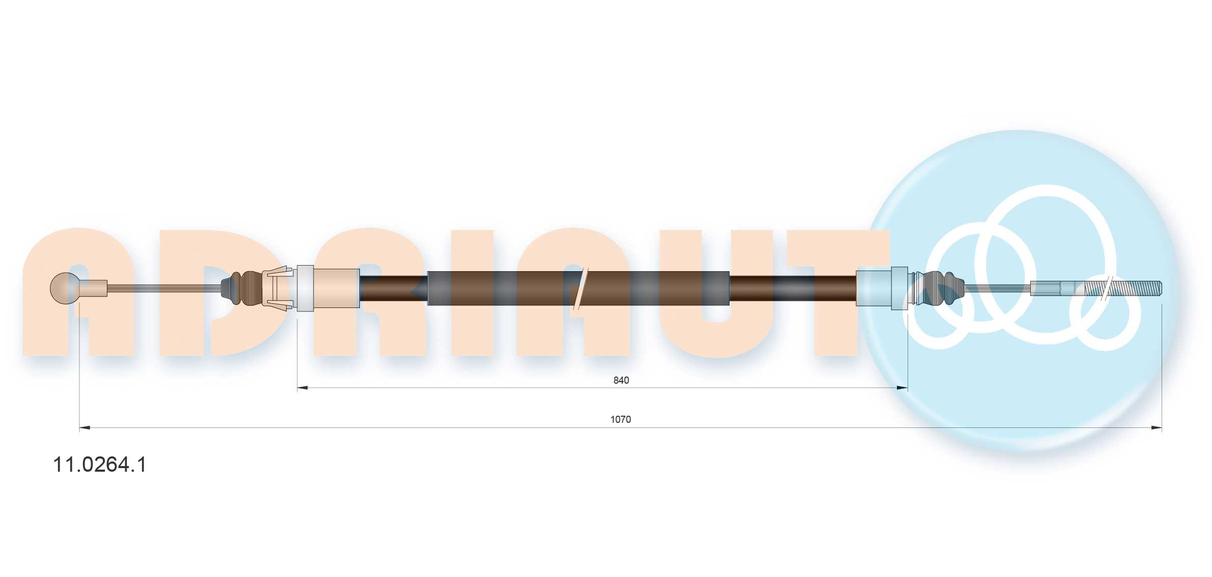 ADRIAUTO Seilzug, Feststellbremse