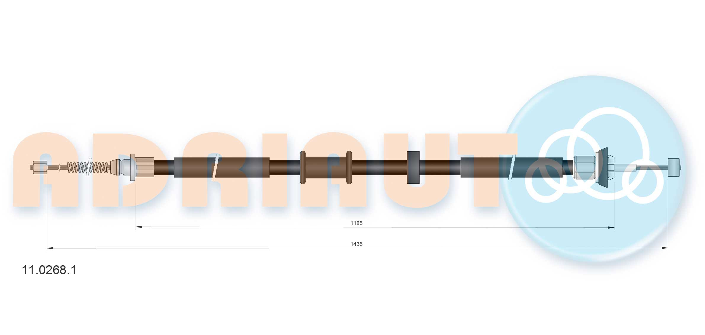 ADRIAUTO Seilzug, Feststellbremse