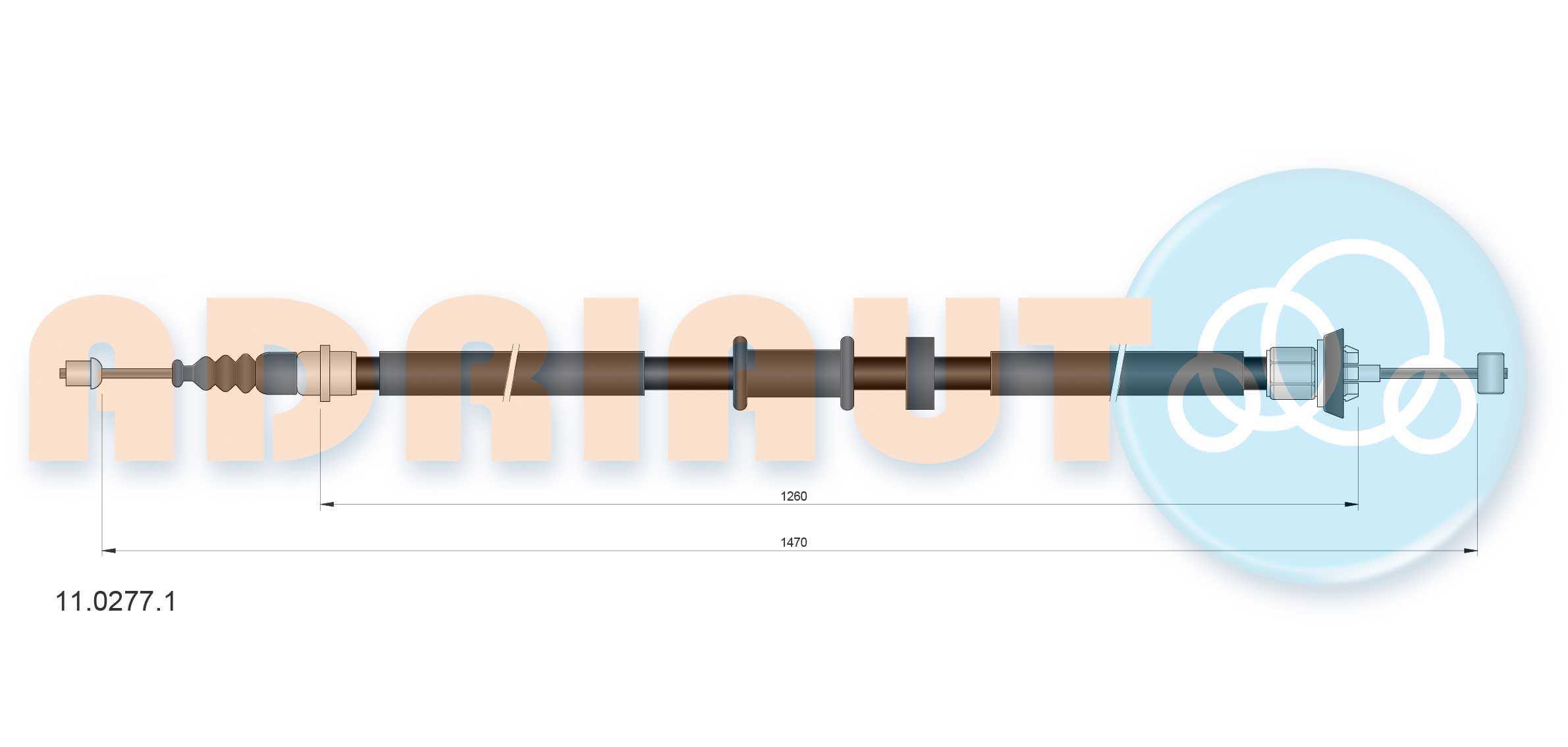 ADRIAUTO Seilzug, Feststellbremse