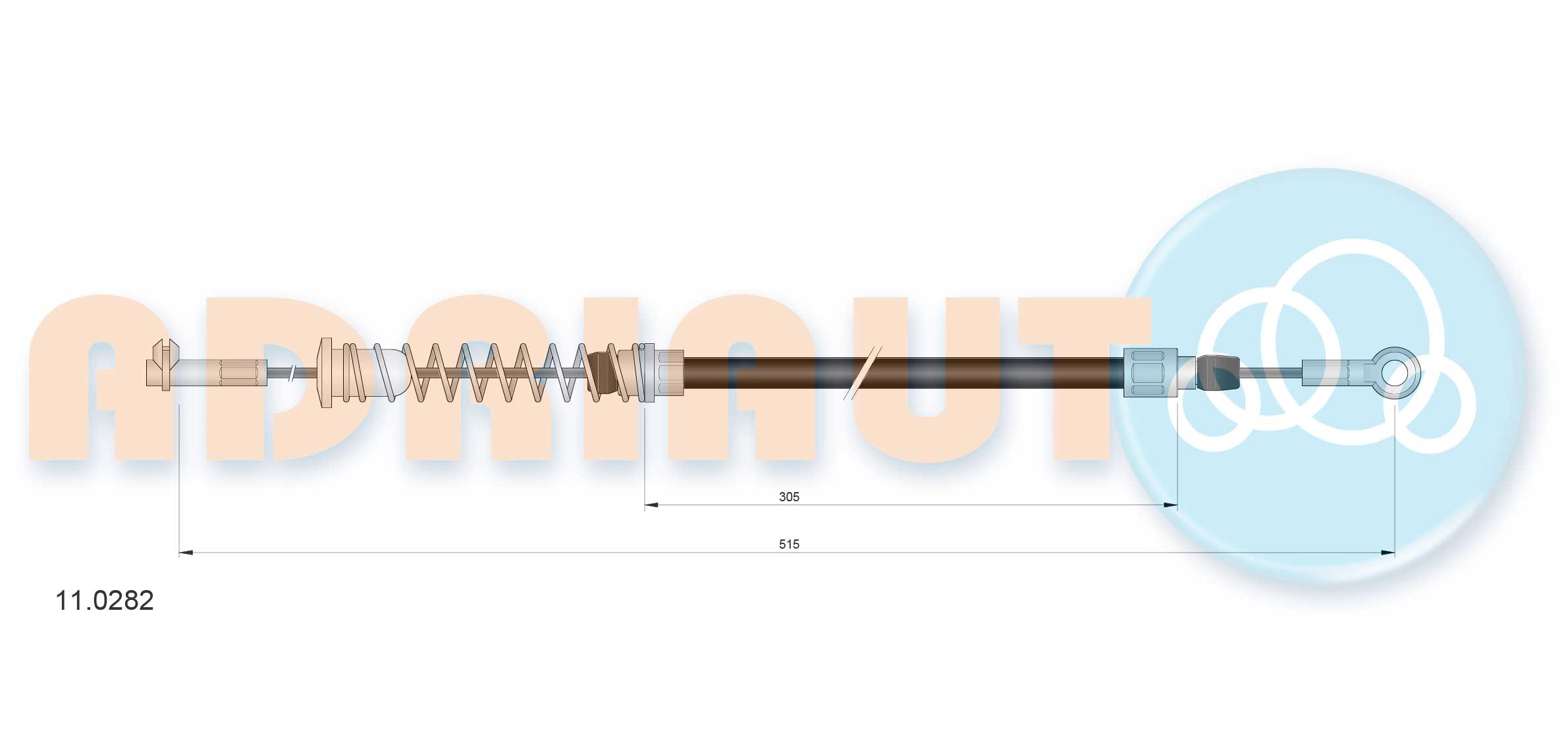 ADRIAUTO Seilzug, Feststellbremse
