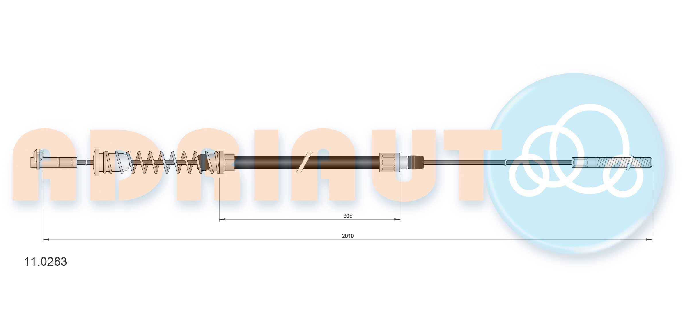 ADRIAUTO Seilzug, Feststellbremse