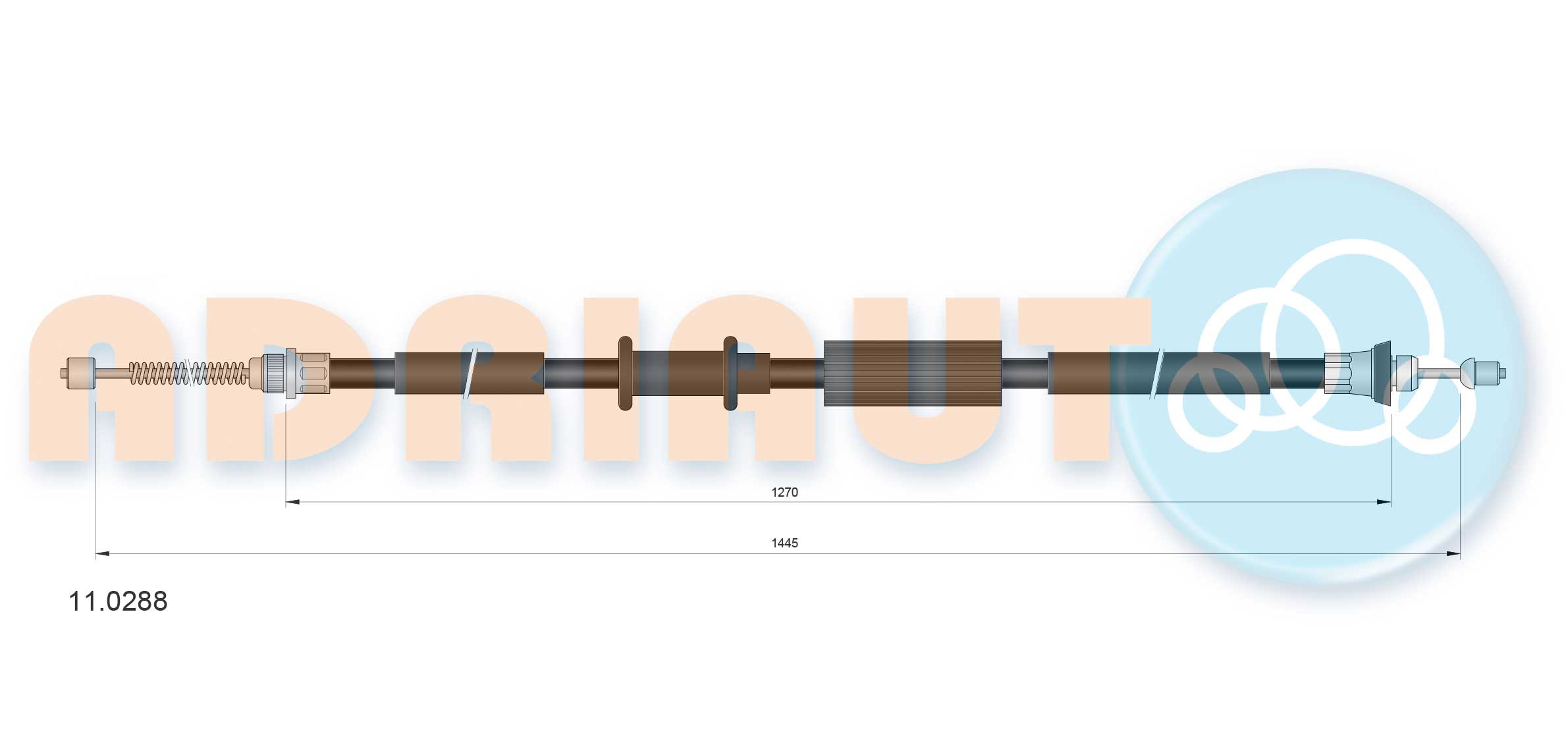 ADRIAUTO Seilzug, Feststellbremse