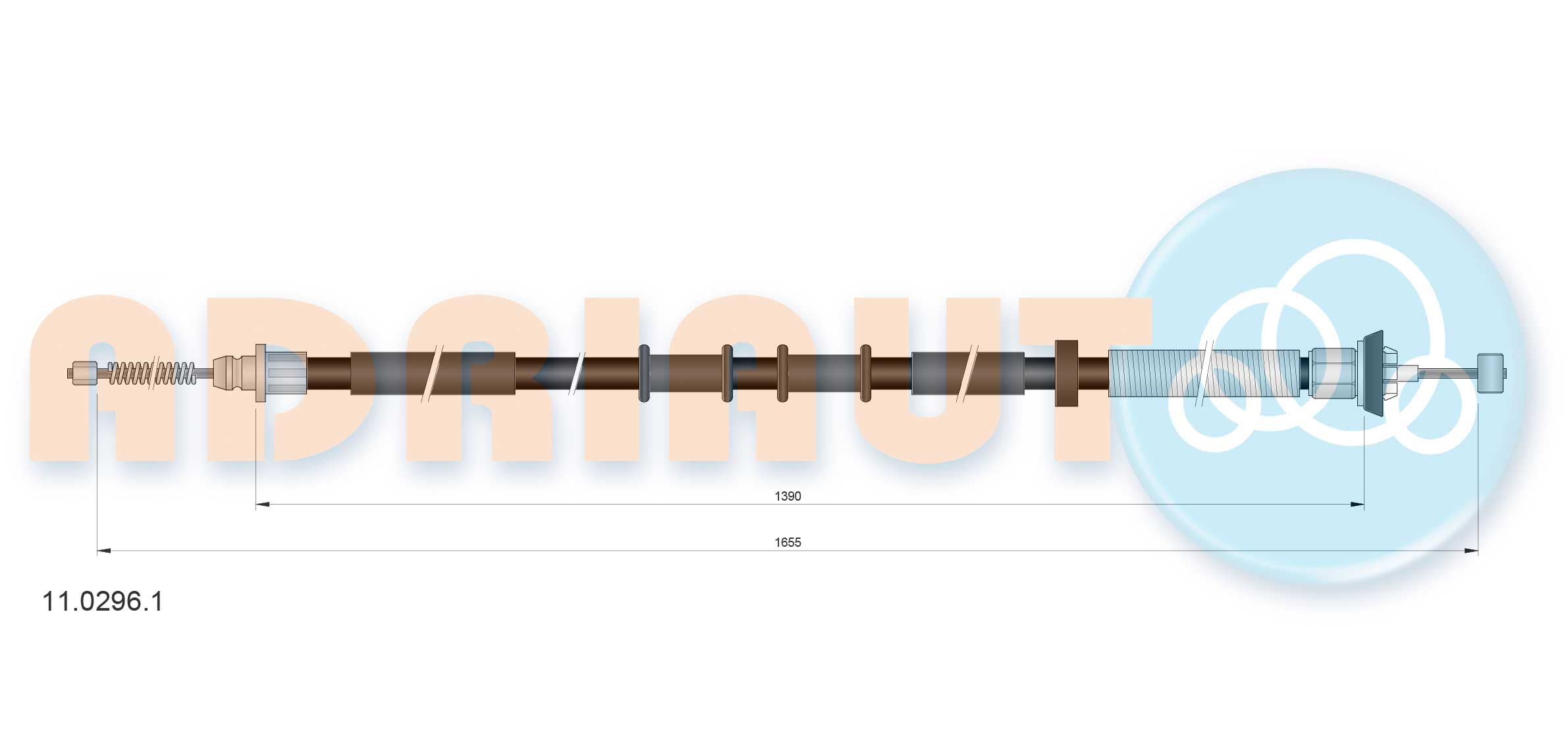 ADRIAUTO Seilzug, Feststellbremse