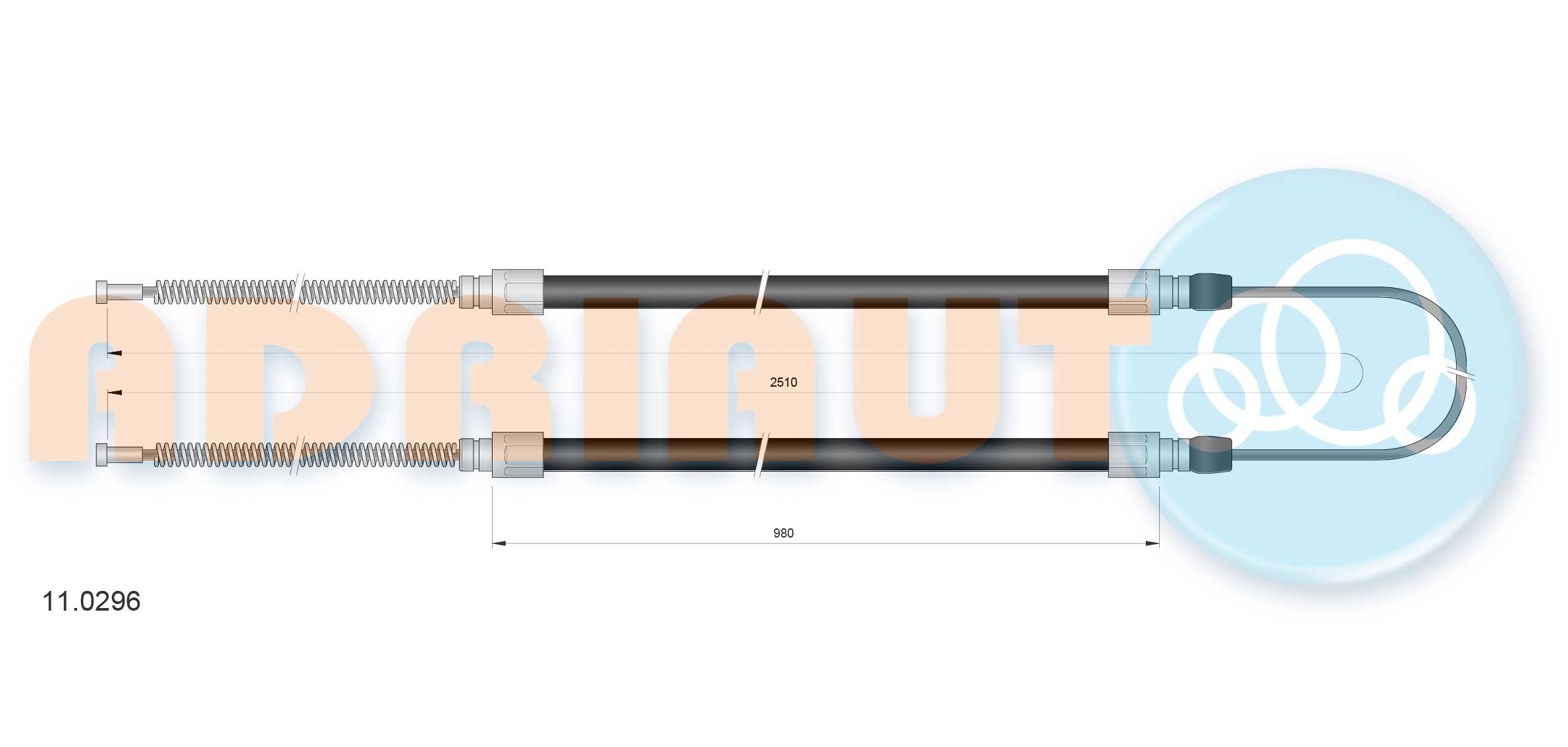 ADRIAUTO Seilzug, Feststellbremse