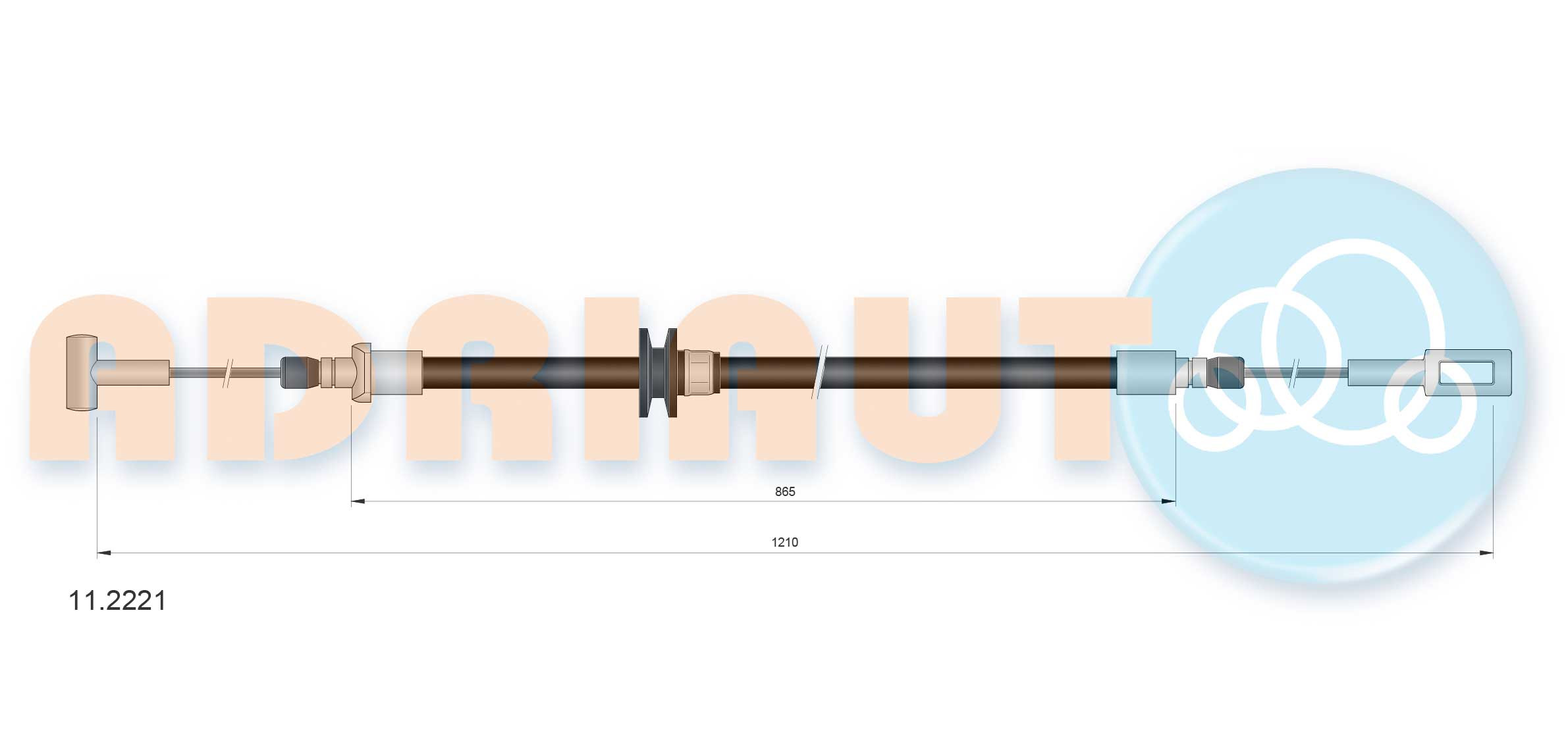 ADRIAUTO Seilzug, Feststellbremse