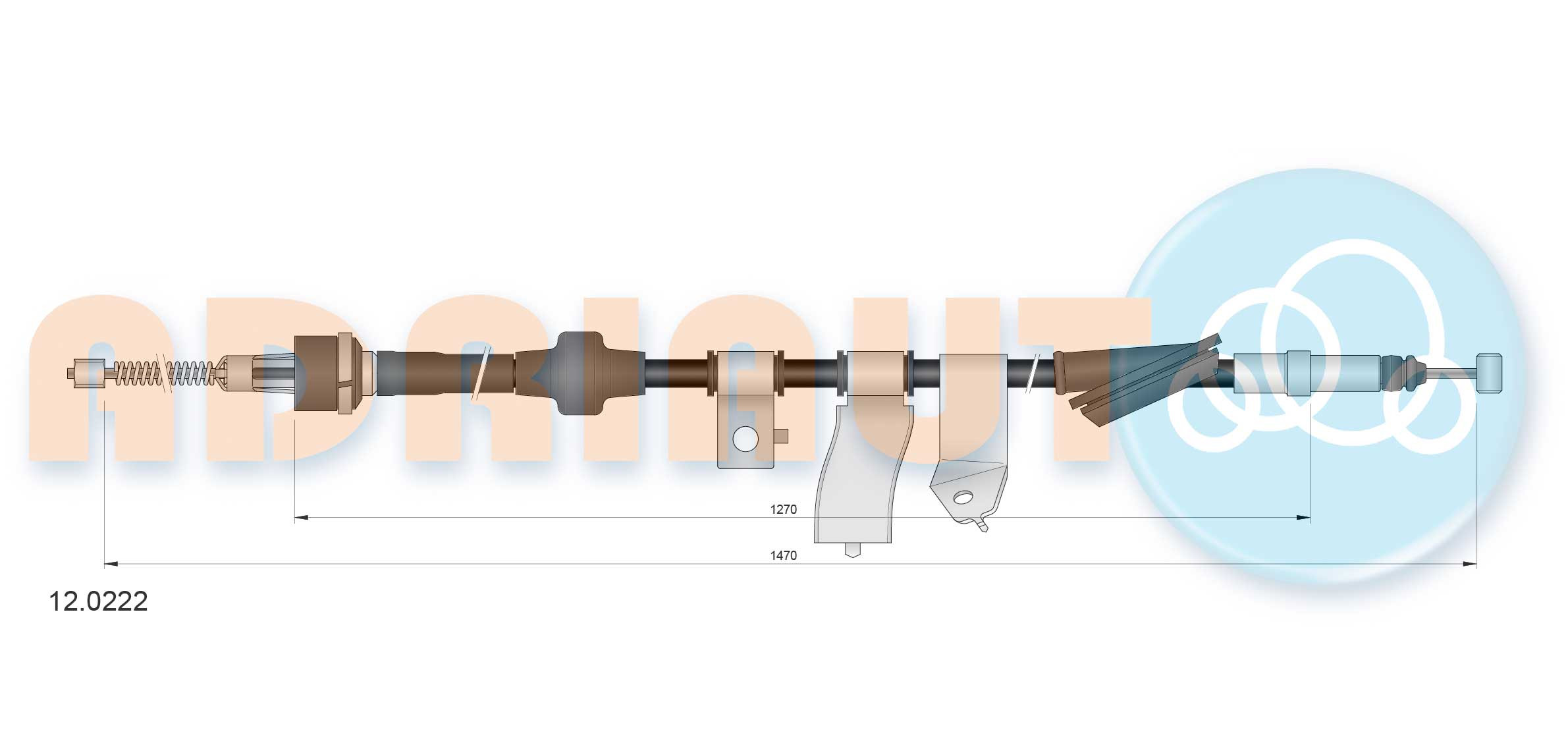 ADRIAUTO Seilzug, Feststellbremse