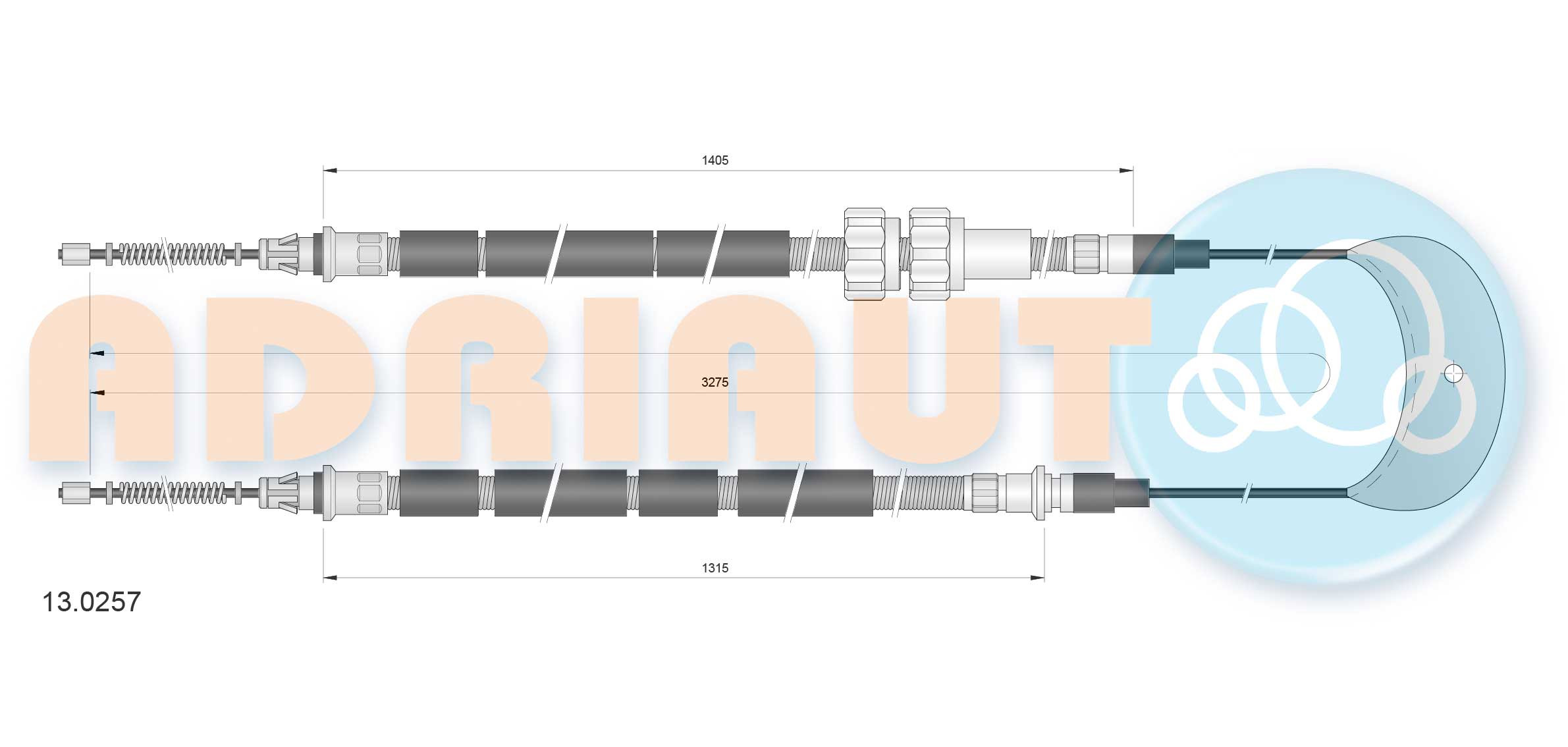 ADRIAUTO Seilzug, Feststellbremse