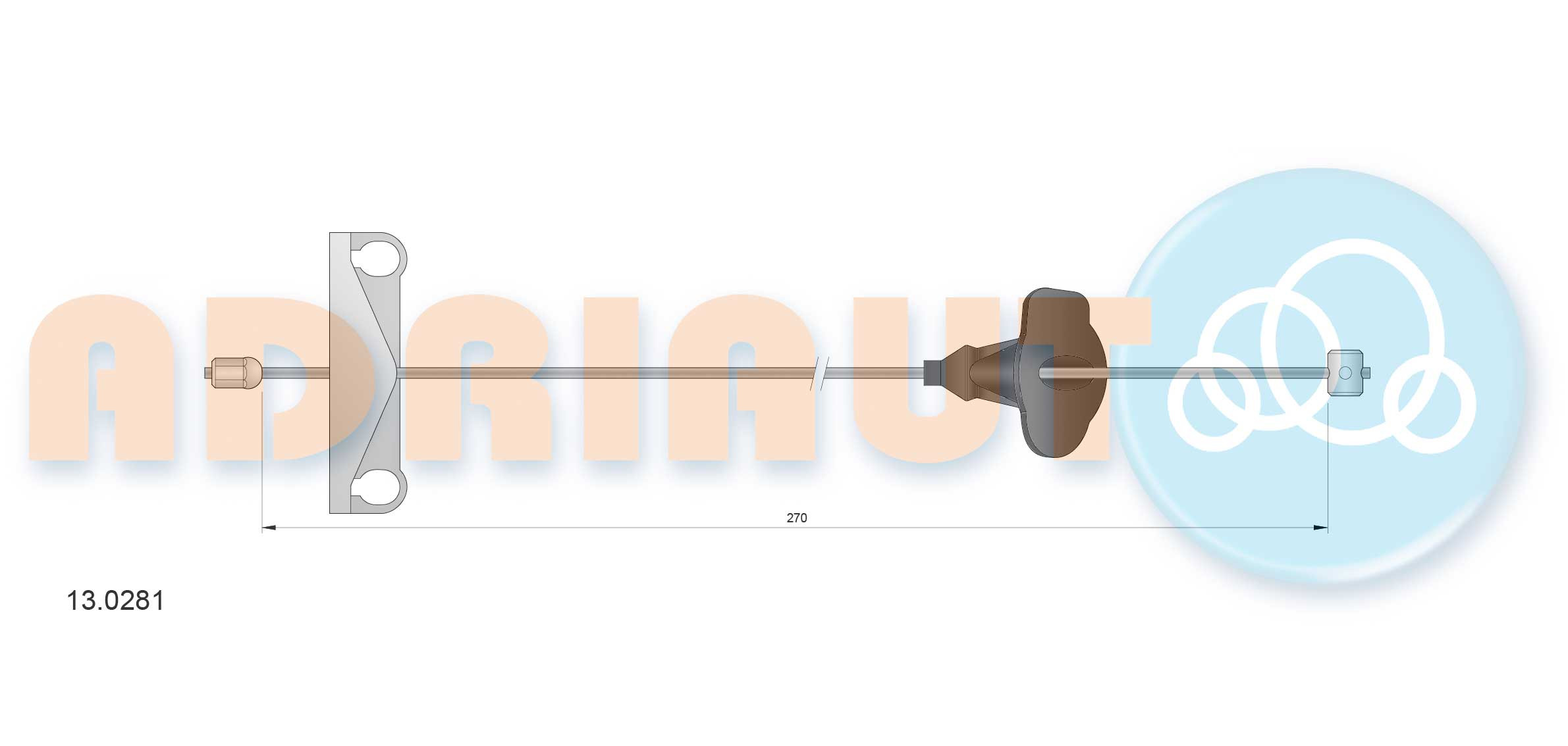 ADRIAUTO Seilzug, Feststellbremse