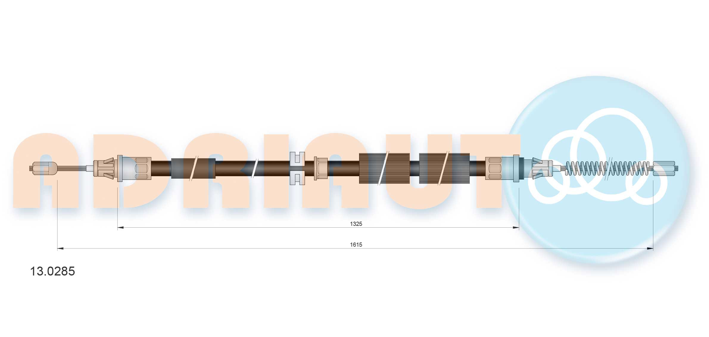 ADRIAUTO Seilzug, Feststellbremse