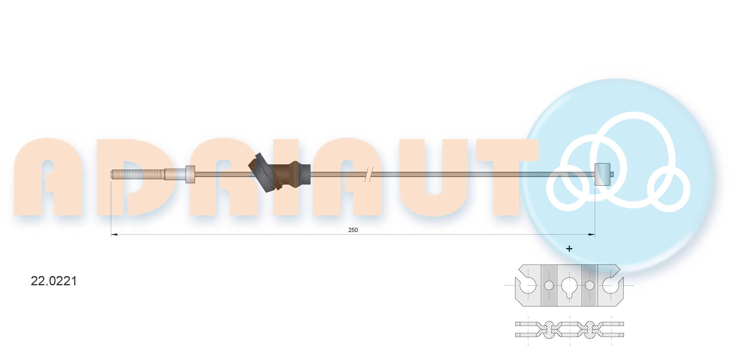 ADRIAUTO Seilzug, Feststellbremse