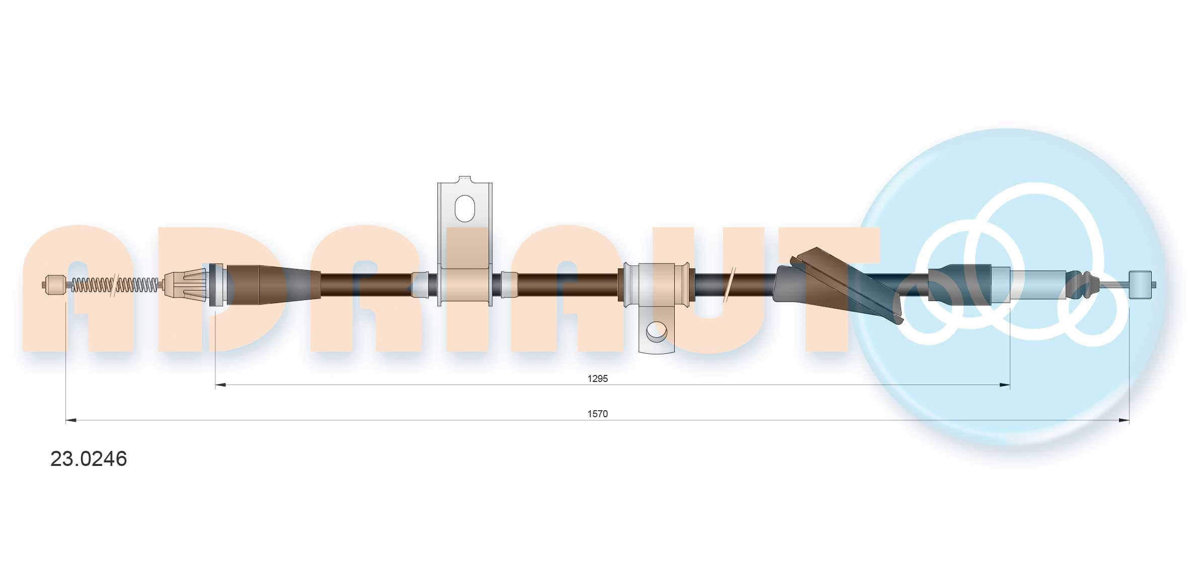 ADRIAUTO Seilzug, Feststellbremse