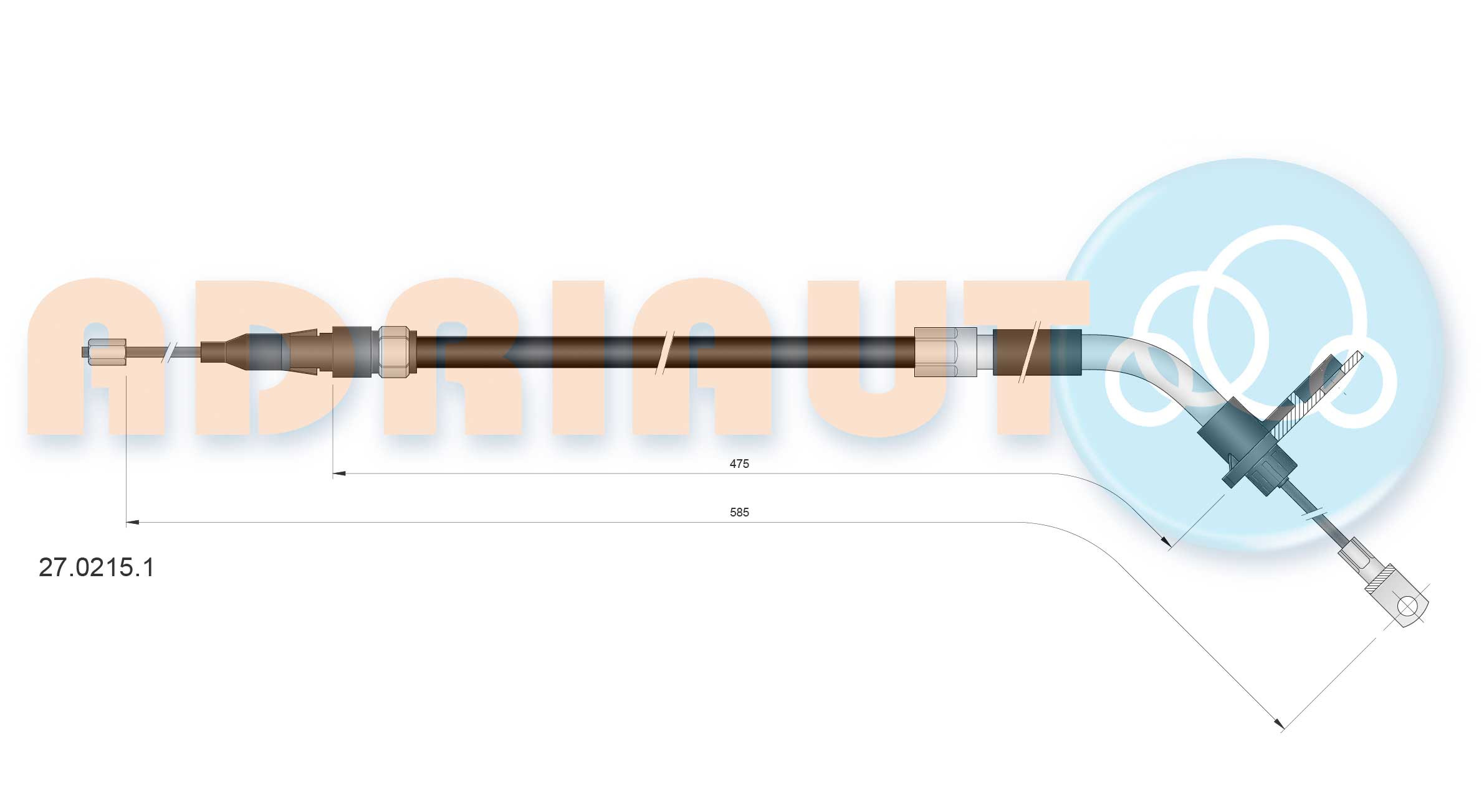 ADRIAUTO Seilzug, Feststellbremse